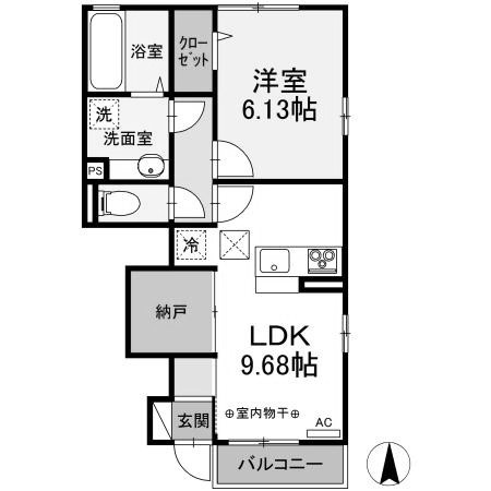 【間取り】 | グランメール　D