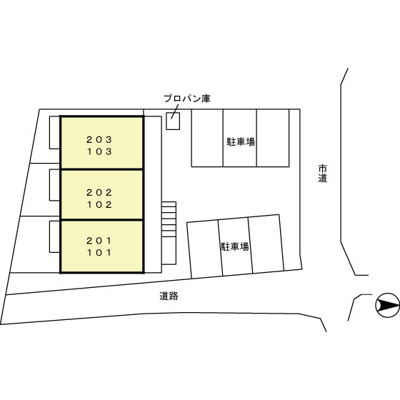 【駐車場】 | アヴァンセ中川原