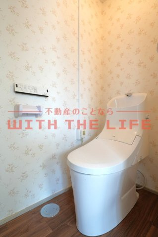 大石ビル【10.000円キャッシュバック対象物件】のトイレ|シンプルで使いやすいトイレです