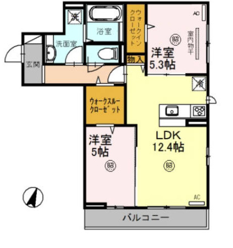 【間取り】 | ヴィア・ラッテア
