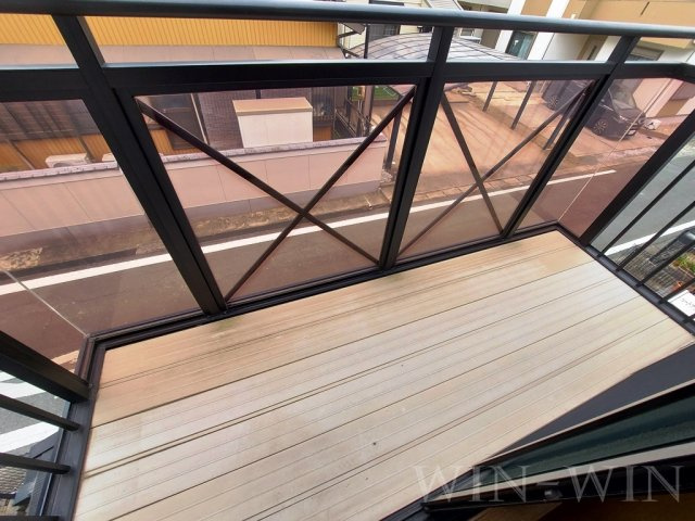 ハートブランシェ Bのバルコニー