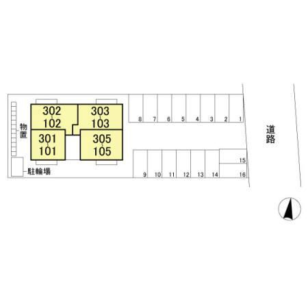 エスポワールの区画図