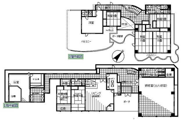 【間取り】 | 伊東市吉田　保養所