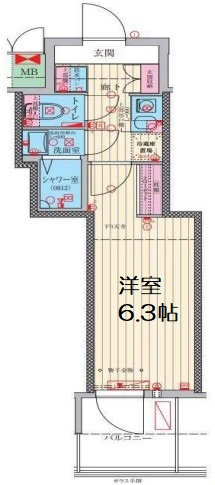 【間取り】 | ファーストフィオーレ九条Ⅱ