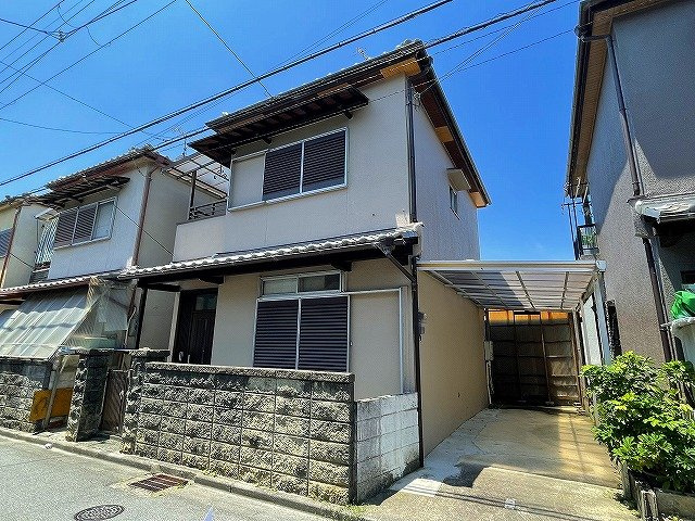 東九条貸家の外観|外はこのようになっています