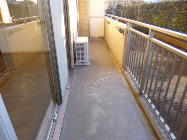 欅ハイム弐番館のバルコニー