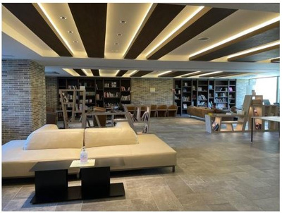 【その他共用部分】 | プレミスト湘南辻堂アクアフェイス | 【クラブライブラリー】紀伊国屋書店セレクトの本が約800冊揃うライブラリーです♪