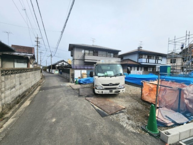ーFIT－フィットー小倉北区赤坂2丁目２期　【小倉北区　新築戸建て】の前面道路含む現地写真|現地撮影　2023,3,17　ーFIT－フィットー小倉北区赤坂2丁目２期　【小倉北区　新築戸建て】