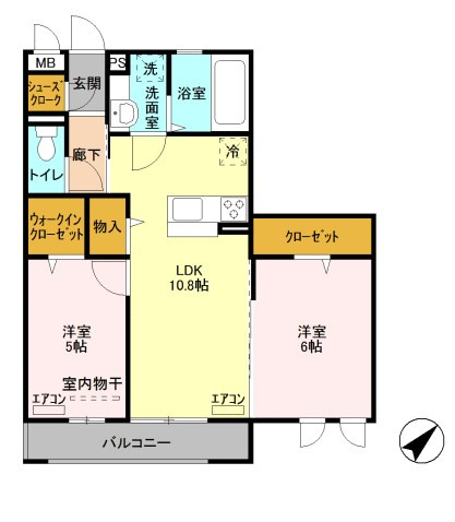 【間取り】 | クレストヒル（D-ROOM）