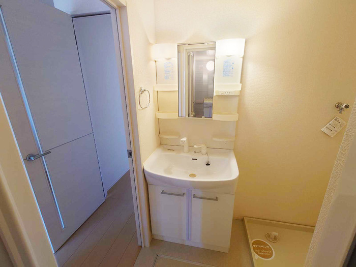 D-room秋月　Ａ棟の洗面所