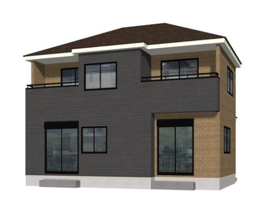 玉村町角渕（全1棟）1号棟の外観パース|外観パースです