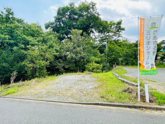 日の出町平井　土地の外観|平井川のせせらぎが聞こえます！
