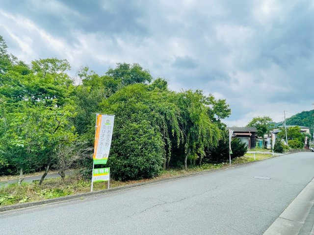 日の出町平井　土地の外観|公簿156.51㎡の土地です。