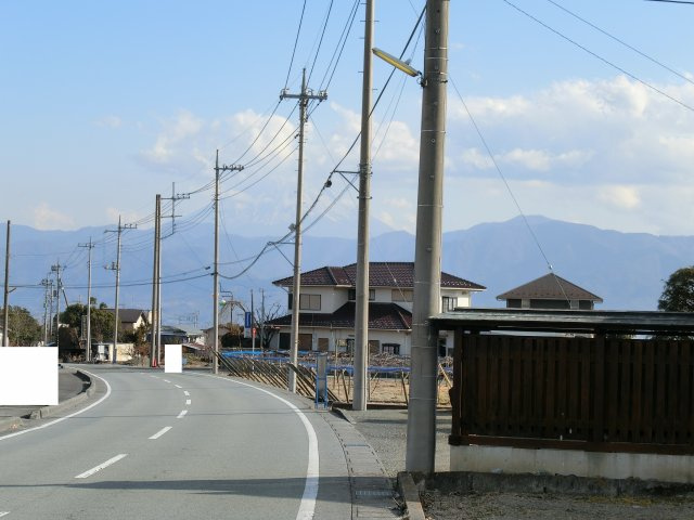 曲輪田新田429.55坪【事業用地】の前面道路含む現地写真