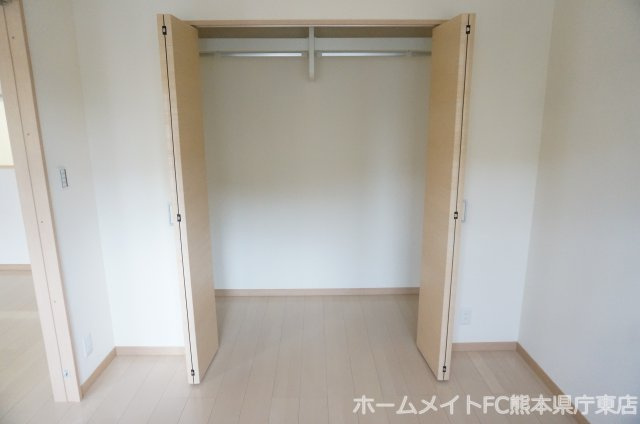 熊本市東区錦ケ丘のアパートの収納