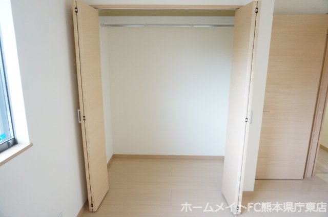熊本市東区錦ケ丘のアパートの収納
