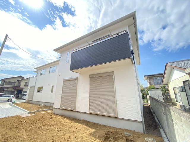 新築　前橋市広瀬町1期　2号棟の外観|現地写真　完成しました！ご内覧等、お気軽にお問合せください♪　
