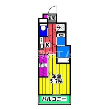 【間取り】 | ギャラクシー南福岡駅前 | ギャラクシー南福岡駅前の間取り