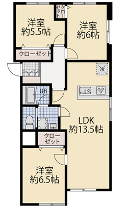 【間取り】 | ハネキハイツ