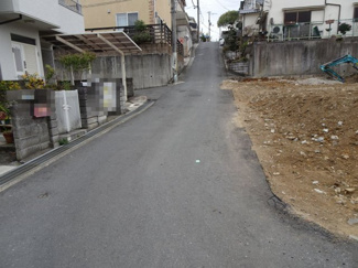 【前面道路含む現地写真】 | 川西市錦松台　建築条件無土地