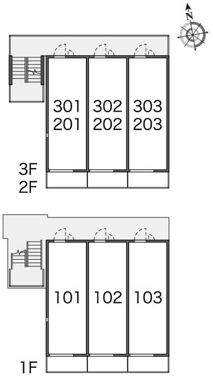 ヴァンベール　ドゥの区画図
