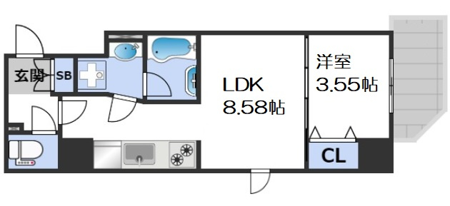 【間取り】 | シーズンフラッツ新町