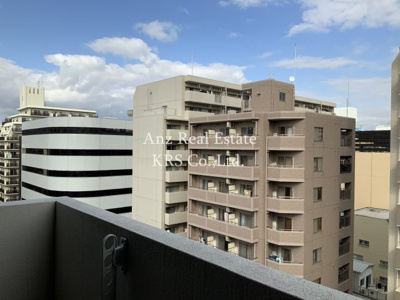 【展望】 | パレ阪栄橋 | 9階からの眺望です！青空が見えて清々しいです！