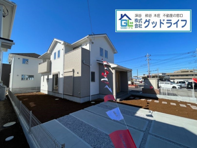 【前面道路含む現地写真】 | 本庄市日の出12期　新築住宅　4号棟