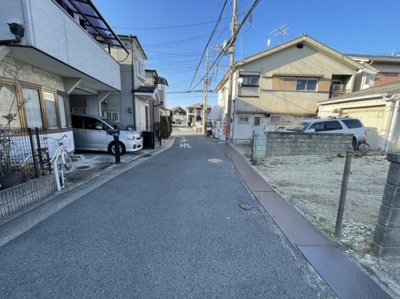 【前面道路含む現地写真】 | 信太小・土地14.8坪・和泉市上町 | 前面道路含む現地写真です