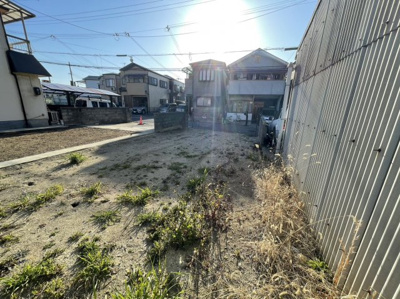 【前面道路含む現地写真】 | 信太小・土地14.8坪・和泉市上町 | 前面道路含む現地写真です