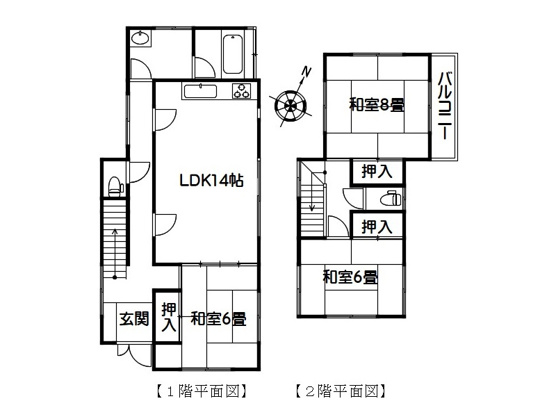 【間取り】 | エンゼルフォレスト伊豆赤沢　戸建