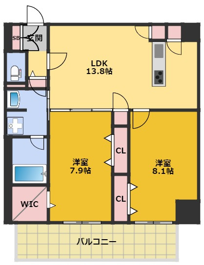【間取り】 | さくらHills NISHIKI Platinum Residence | 間取りです。