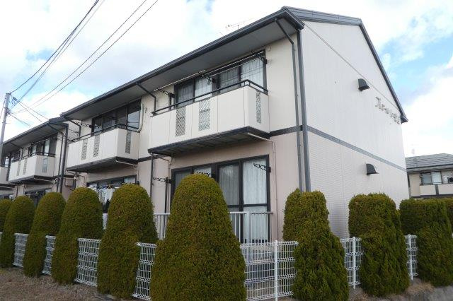 倉敷市茶屋町のアパートの外観