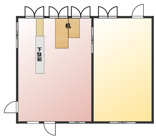 レストハウスMORIの間取り