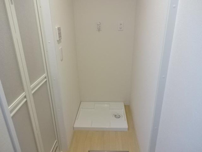 【洗面所】 | プランドールⅡ | 室内洗濯機置場です