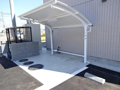 【その他共用部分】 | プランドールⅡ | 駐輪場です