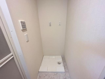 【洗面所】 | プランドールⅡ | 洗濯機置場です