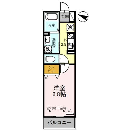 スリール　ドゥの間取り