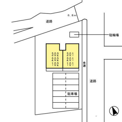 【駐車場】 | エル パティオ | 【エル パティオ】駐車場配置図