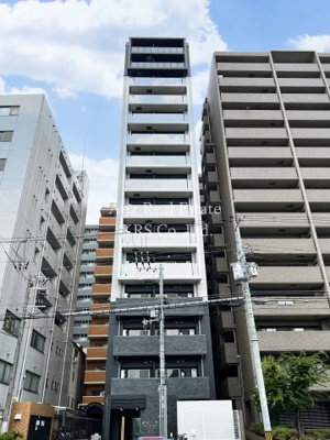 【外観】 | アドバンス上町台シュタット | スッキリとしたスタイリッシュな外観のマンションです♪