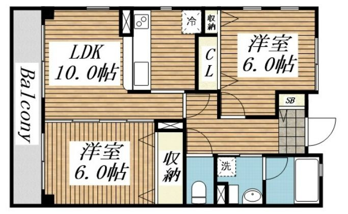 グランシャリオの間取り