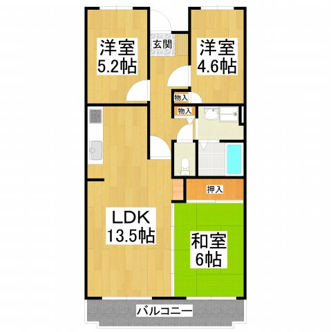 【間取り】 | オースター5番館