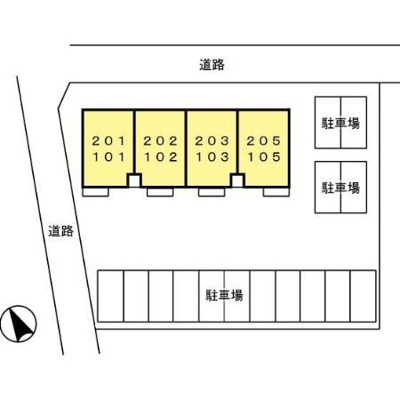 【区画図】 | リヴェール | 駐車場配置図