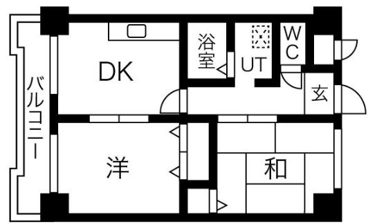 【間取り】 | コーポ矢柄