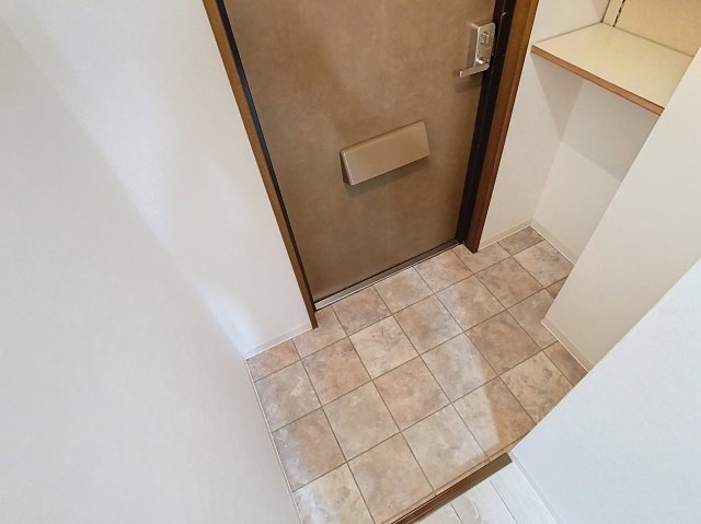 パンション白川の玄関