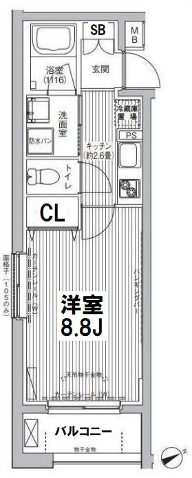 レ・ソール西船橋の間取り