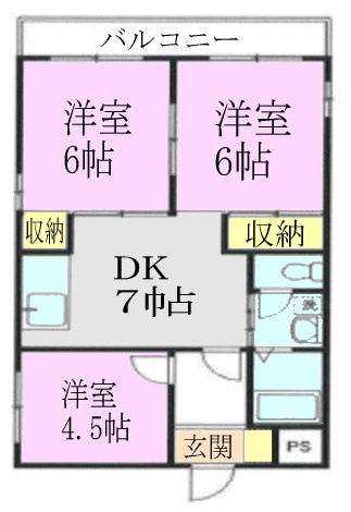 【間取り】 | ラフォーレ飯倉