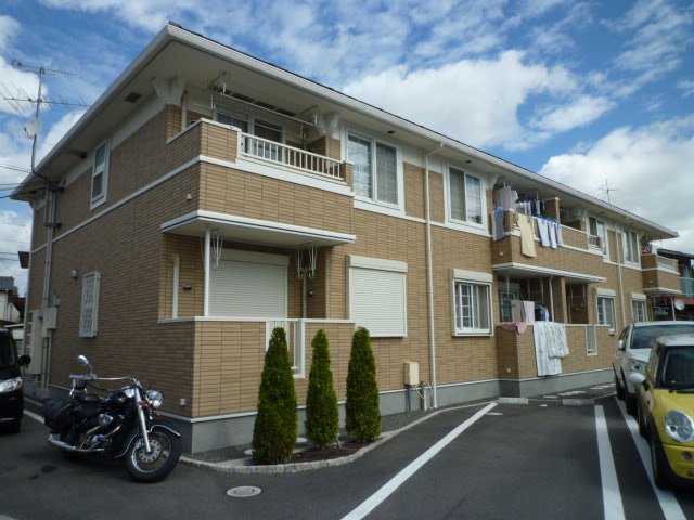 倉敷市黒崎のアパートの外観