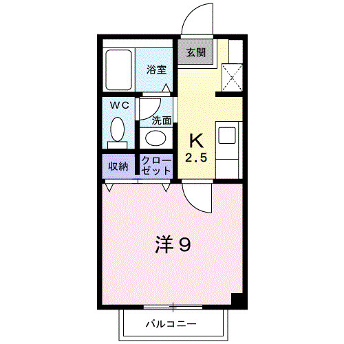 サンライトスクェア　Ｋの間取り