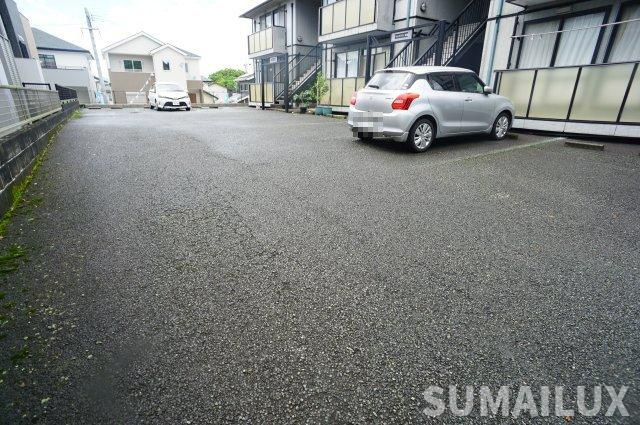熊本市東区神園２丁目のアパートの駐車場